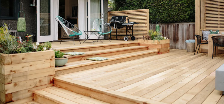 Cedar Decking in Baldwin Park, CA